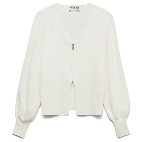 Vero Moda cardigan Awalice – Snow white — produktfoto