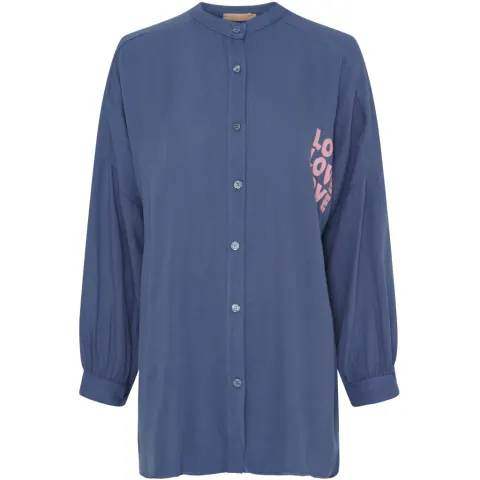 Marta du Château skjorte MdcMarion 6409 – Jeans Scuro — produktfoto
