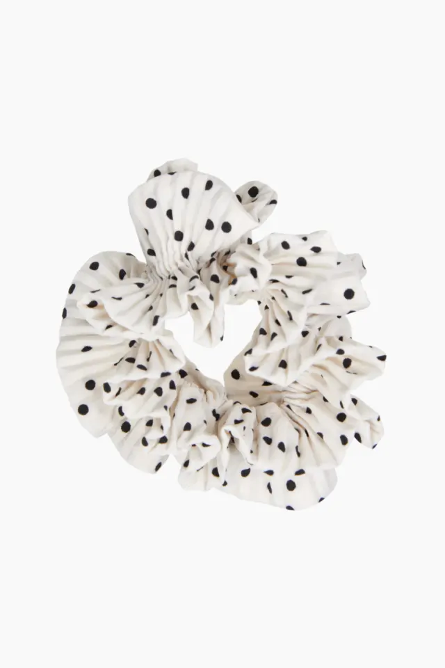 Pico Flæse Dalmatians Scrunchie – hvid — produktfoto