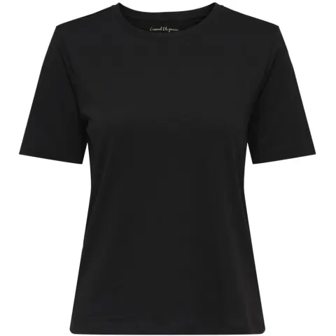 ONLY bluse Onlhappy i 100 % bomuld – sort — produktfoto