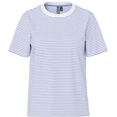 Pieces tee Pcria – Bright White NARROW HYDRANGEA — produktfoto