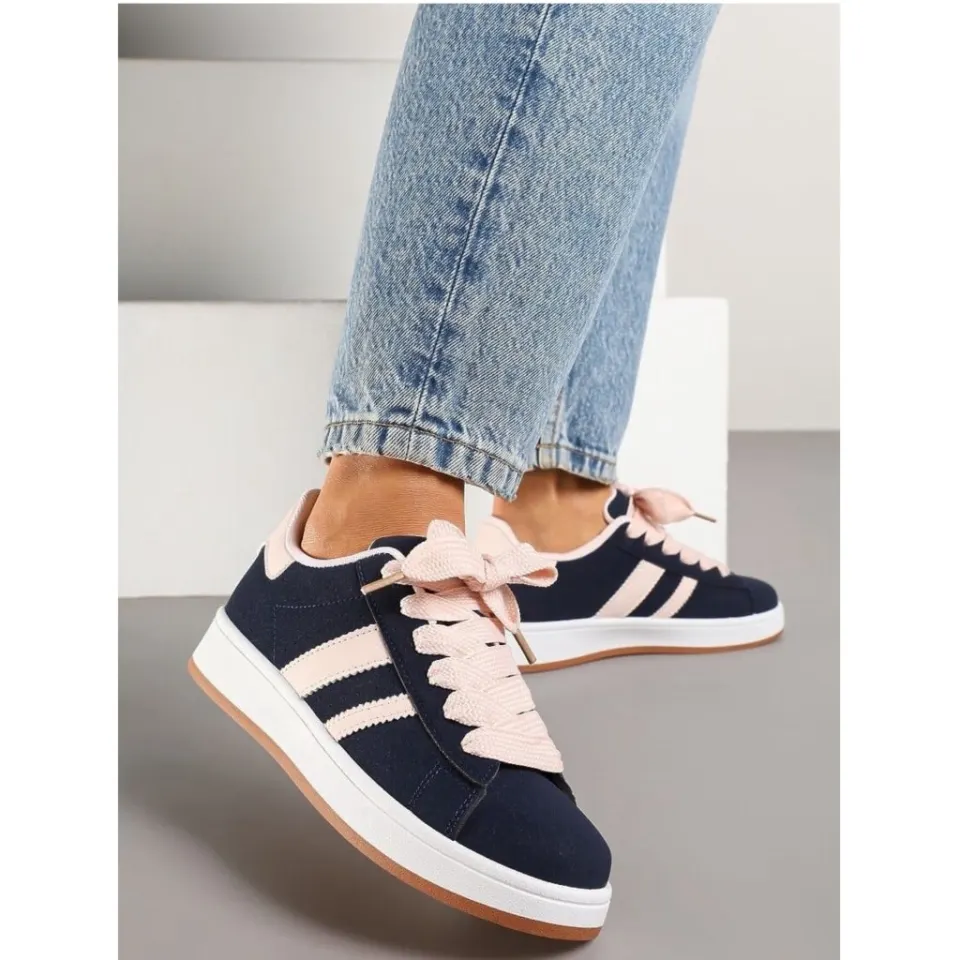 Ginette sneakers A-123 – marineblå — produktfoto