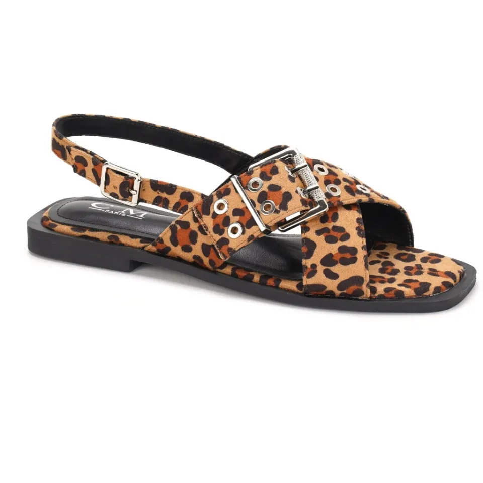 Felicia sandaler 8328 – leopard — produktfoto