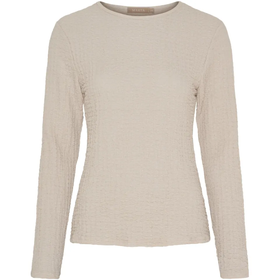 Marta du Château langærmet t-shirt MdcVionne 38915M Robyn – Beige418 — produktfoto