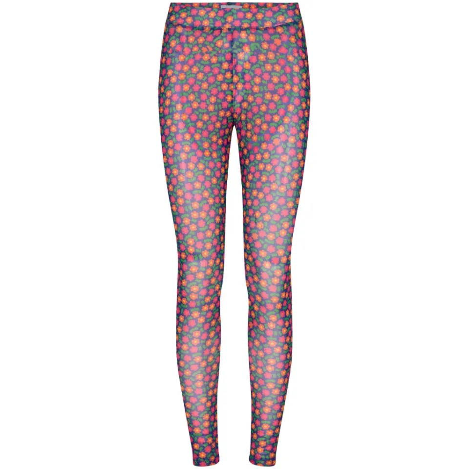 Liberté Liberte leggings Nilla – Orange Pink Flower — produktfoto