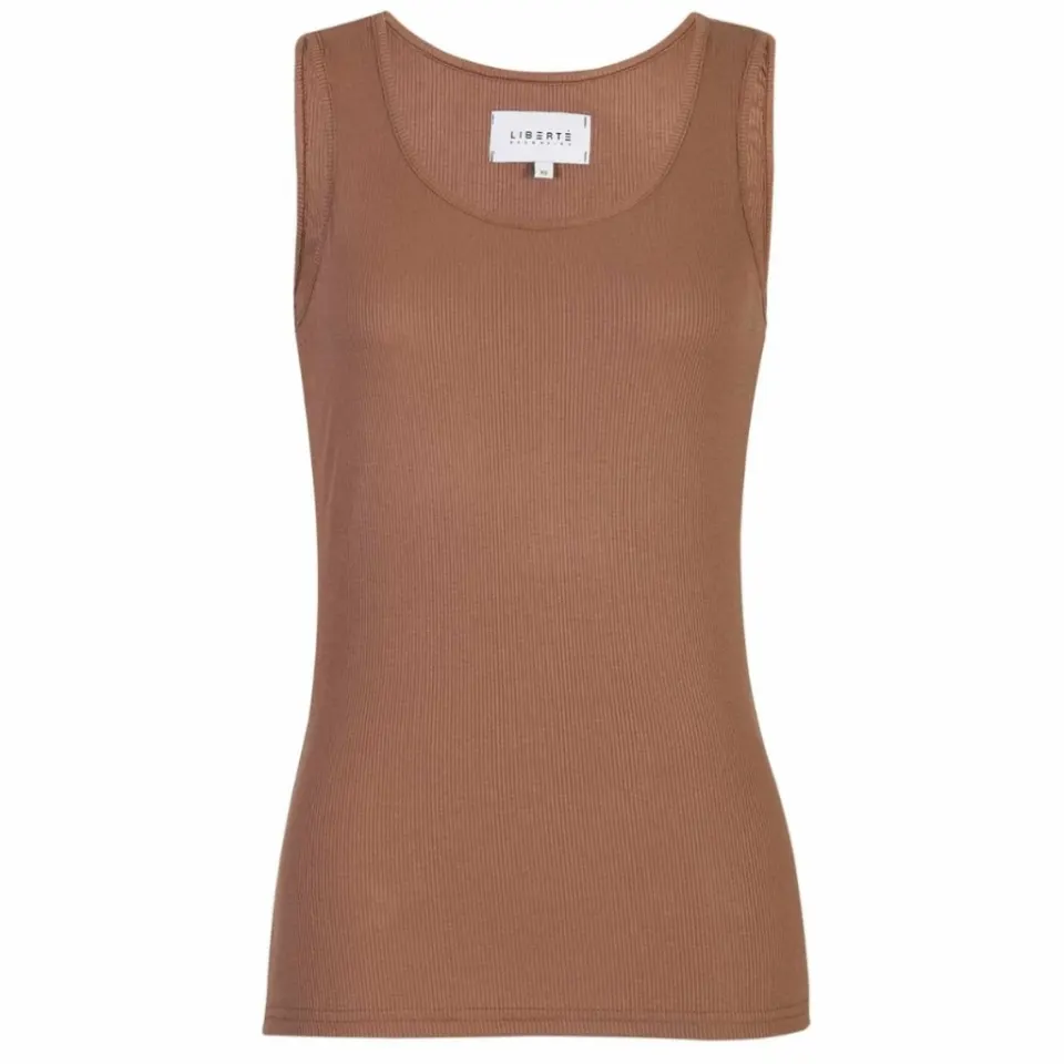 Liberté top Natalia – Light Brown — produktfoto