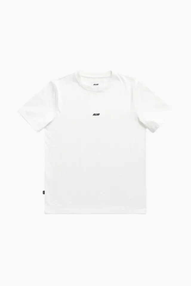ALIS Jeron Essential T-shirt w/Logo – Solid White — produktfoto