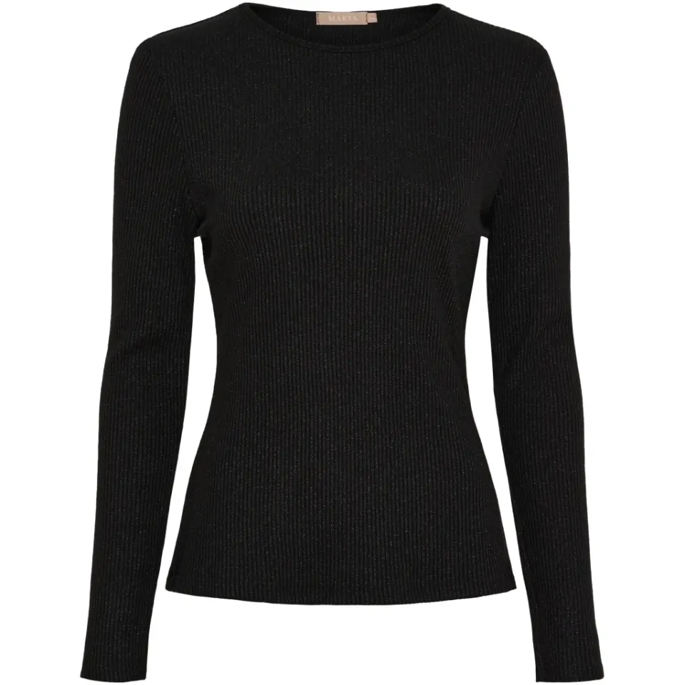 Marta du Château langærmet t-shirt 38915M – sort — produktfoto