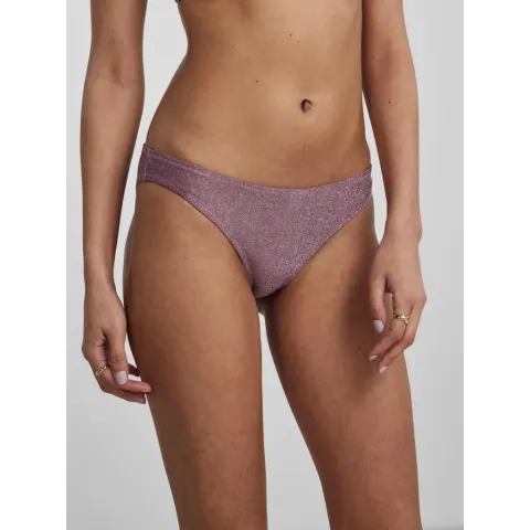 Pieces bikini underdel Pcbling – Bordeaux Silver lurex — produktfoto