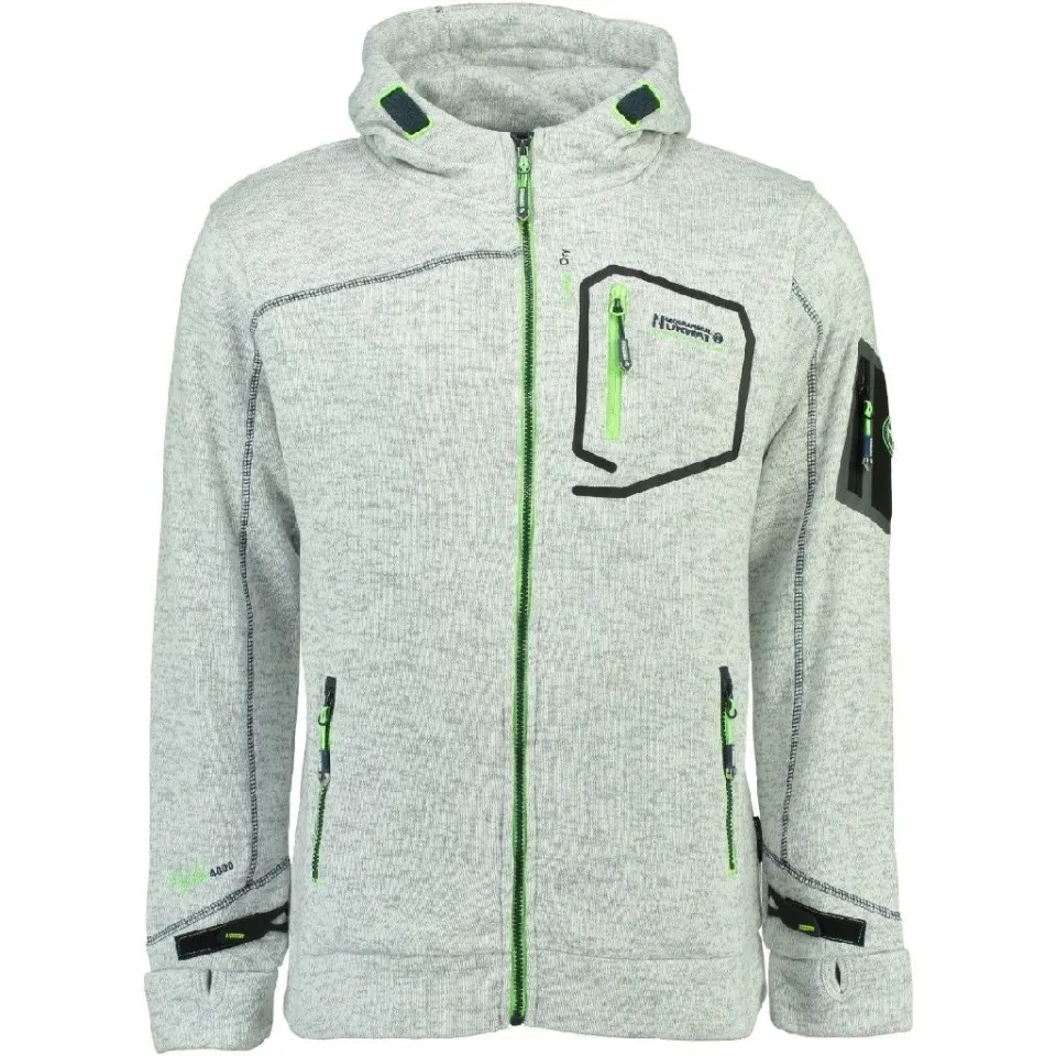 Geographical Norway Fleece Jakke Telescope – hvid — produktfoto