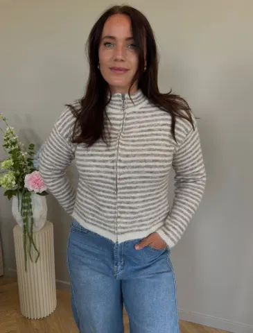 Marta du Château Cardigan MdcAnais 9586 – beige — produktfoto