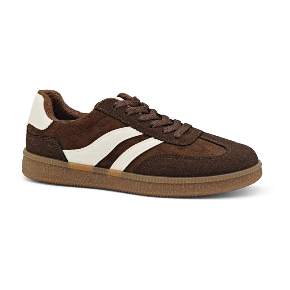 Kaede sneakers L-1 – brun — produktfoto