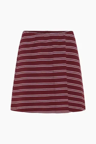 Gestuz GZpilova Skirt – Cabernet Striped — produktfoto