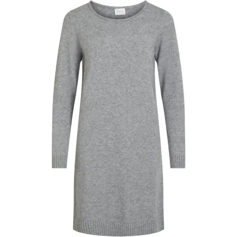 VILA kjole Viril – Medium grey melange — produktfoto