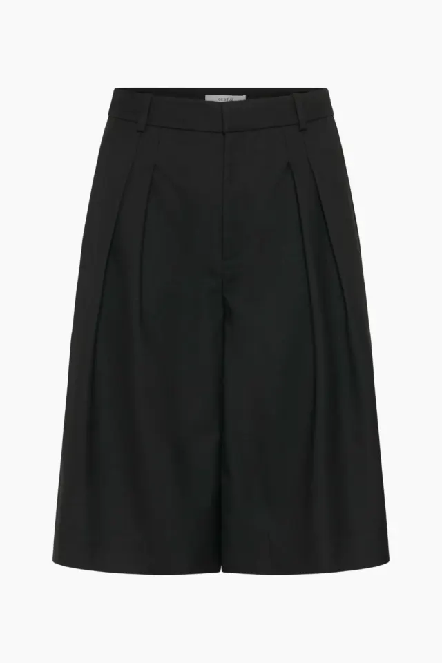 Gestuz GZpaula HW Wide Shorts – sort — produktfoto