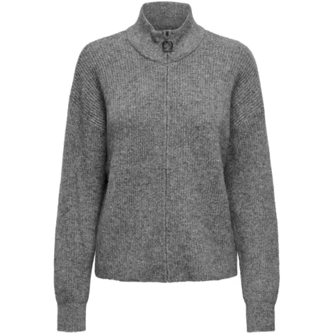ONLY cardigan Onltokyo – Dark grey melange — produktfoto