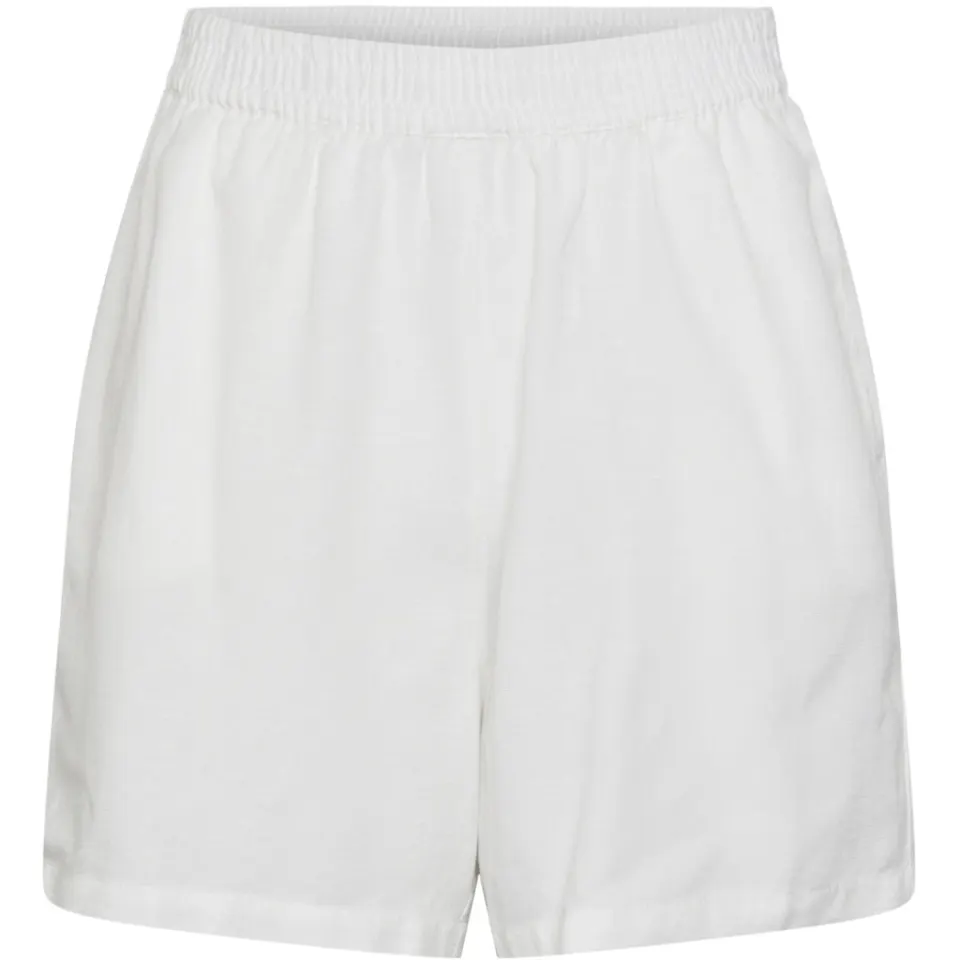 Pieces shorts Pcmilano – Bright White — produktfoto