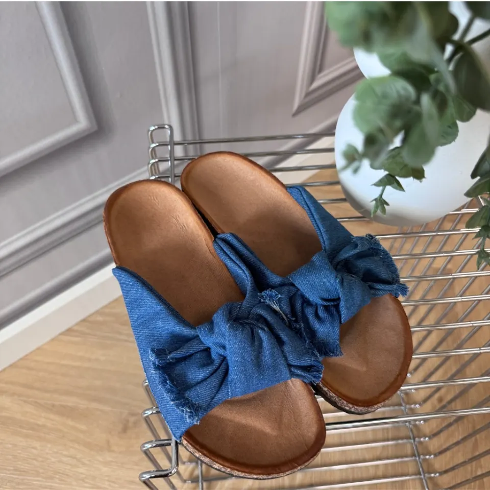 Liviah sandaler WD296 – Blue Jeans — produktfoto