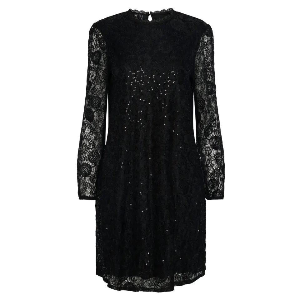 Pieces kjole Pcolline – sort — produktfoto
