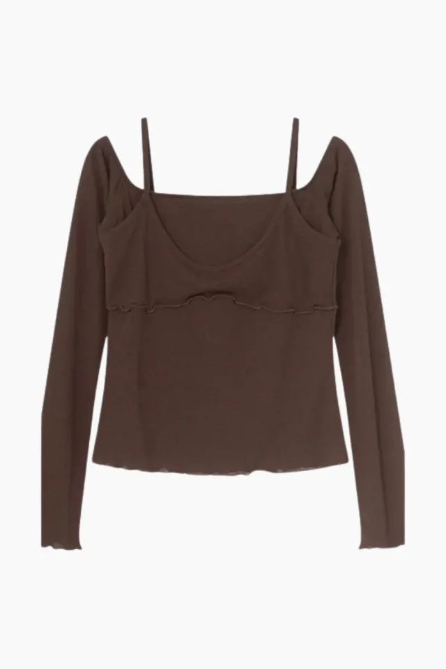 Résumé MaddisonRS Blouse – mørkebrun — produktfoto