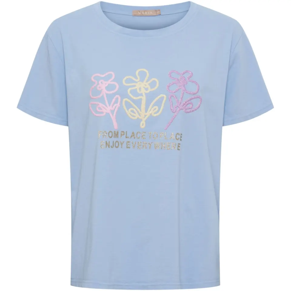 Marta du Château T-Shirt MdcCerelia 22585 – Lightblue — produktfoto