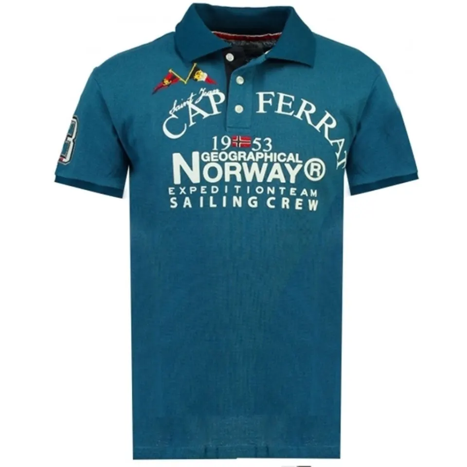 Geographical Norway polo Korsail – blå — produktfoto