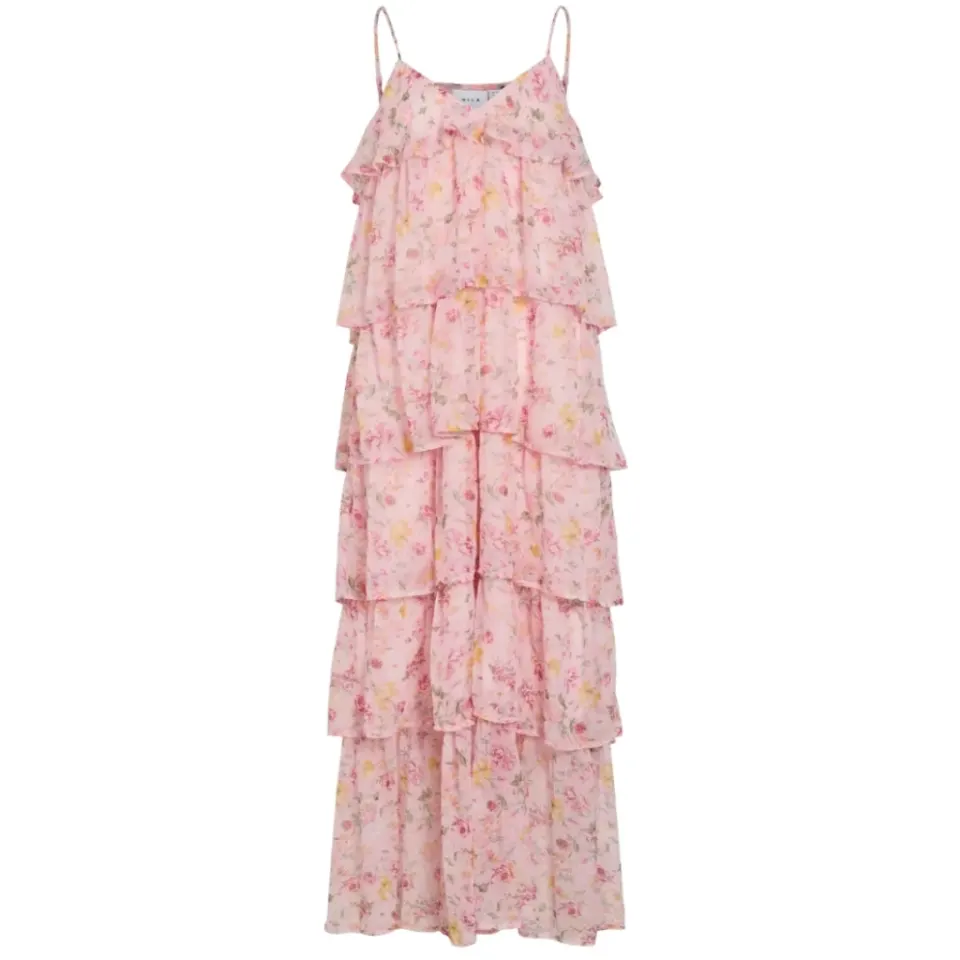 VILA Kjole Viharley – Sea Pink SMALL FLOWERS — produktfoto
