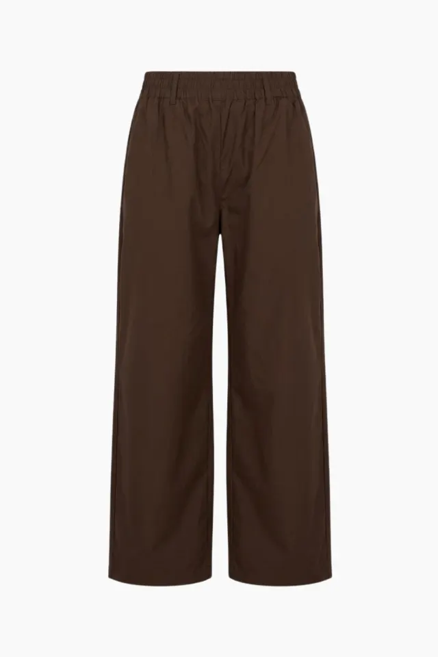 byQNTS Long Pant – brun — produktfoto