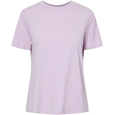 Pieces t-shirt Pcria – Pastel Lilac — produktfoto