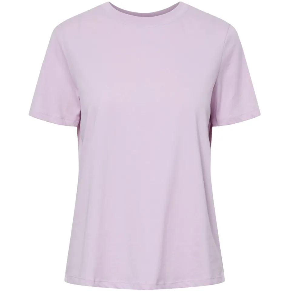 Pieces t-shirt Pcria – Pastel Lilac — produktfoto