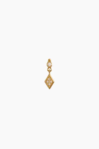STINE A Miss Princess Earring With Harlekin – guld — produktfoto