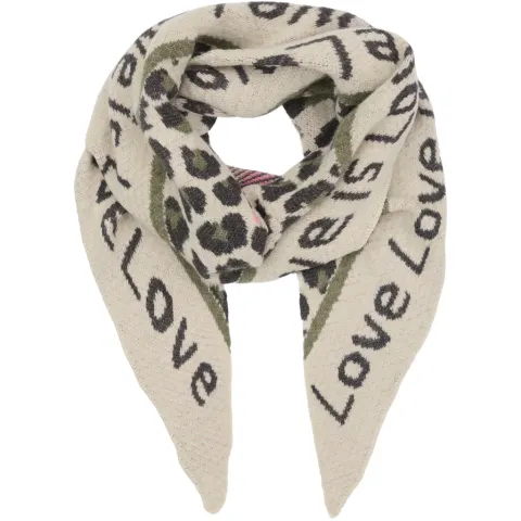 Marta du Château tørklæde MdcClio BA-0746 – beige/green — produktfoto