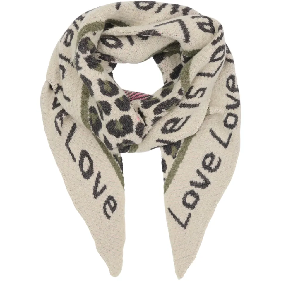 Marta du Château tørklæde MdcClio BA-0746 – beige/green — produktfoto