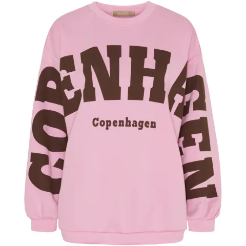 Marta du Château sweatshirt MdcHibiscus 22659 – pink — produktfoto