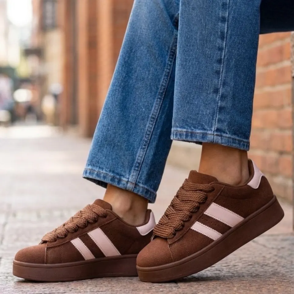 Ginette sneakers A-123 – Brown New — produktfoto