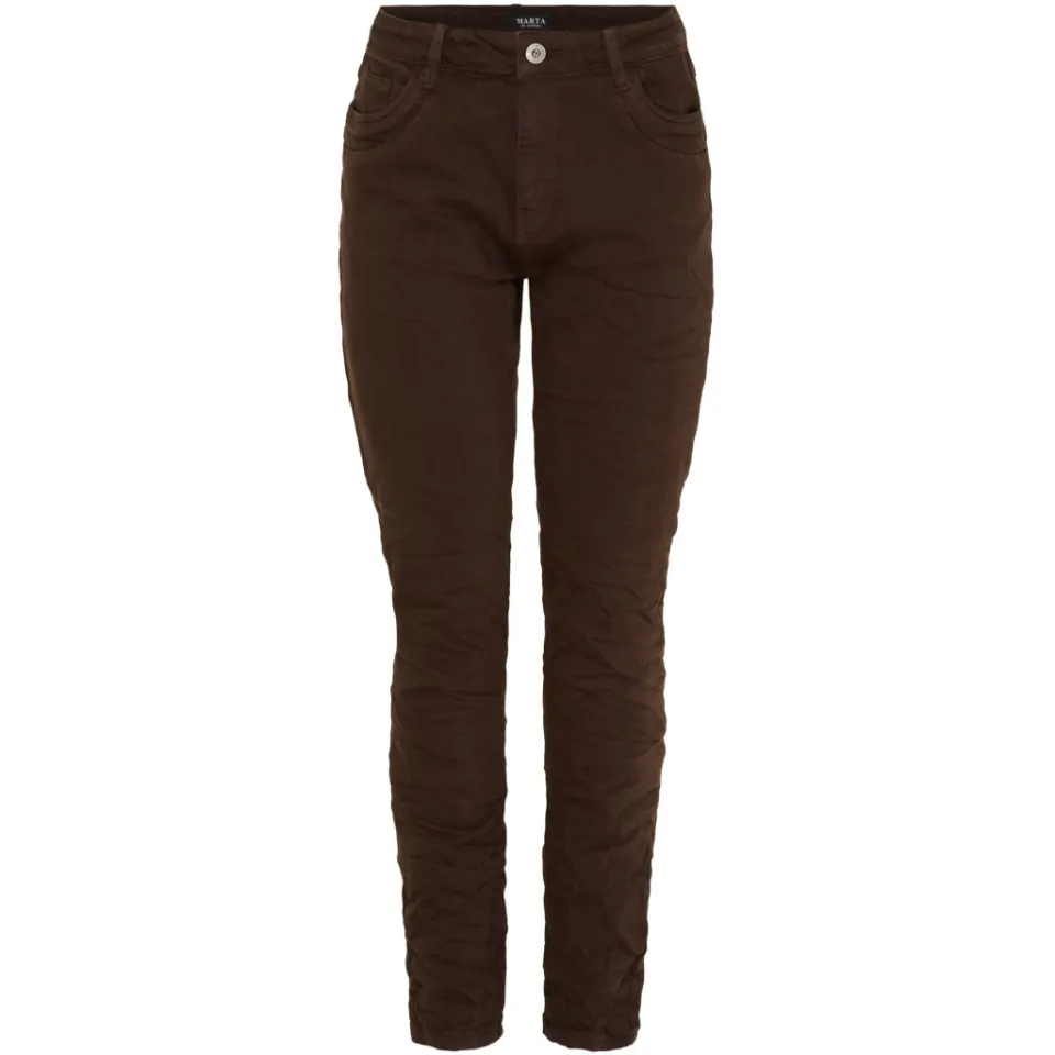 Marta du Château jeans MdcNora MDC229-8711 – brun — produktfoto