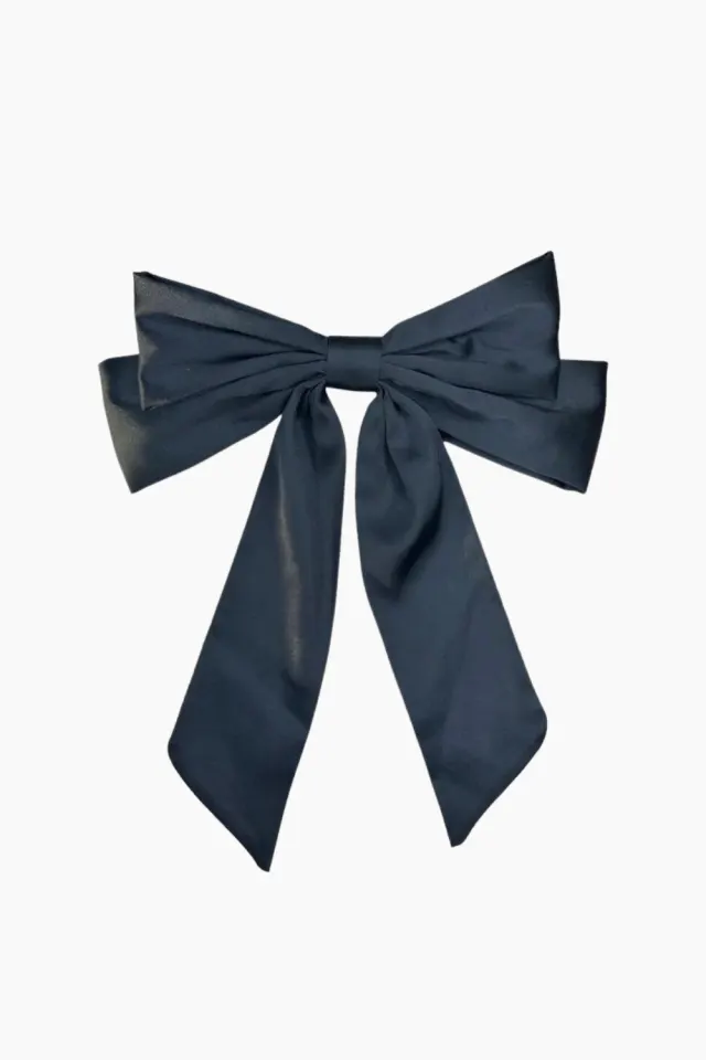 Pico Isabella Bow Barette – Midnight — produktfoto