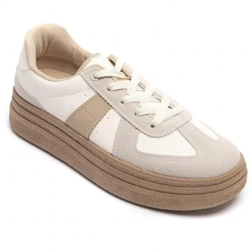 Loa sneakers 7590 – Khaki — produktfoto