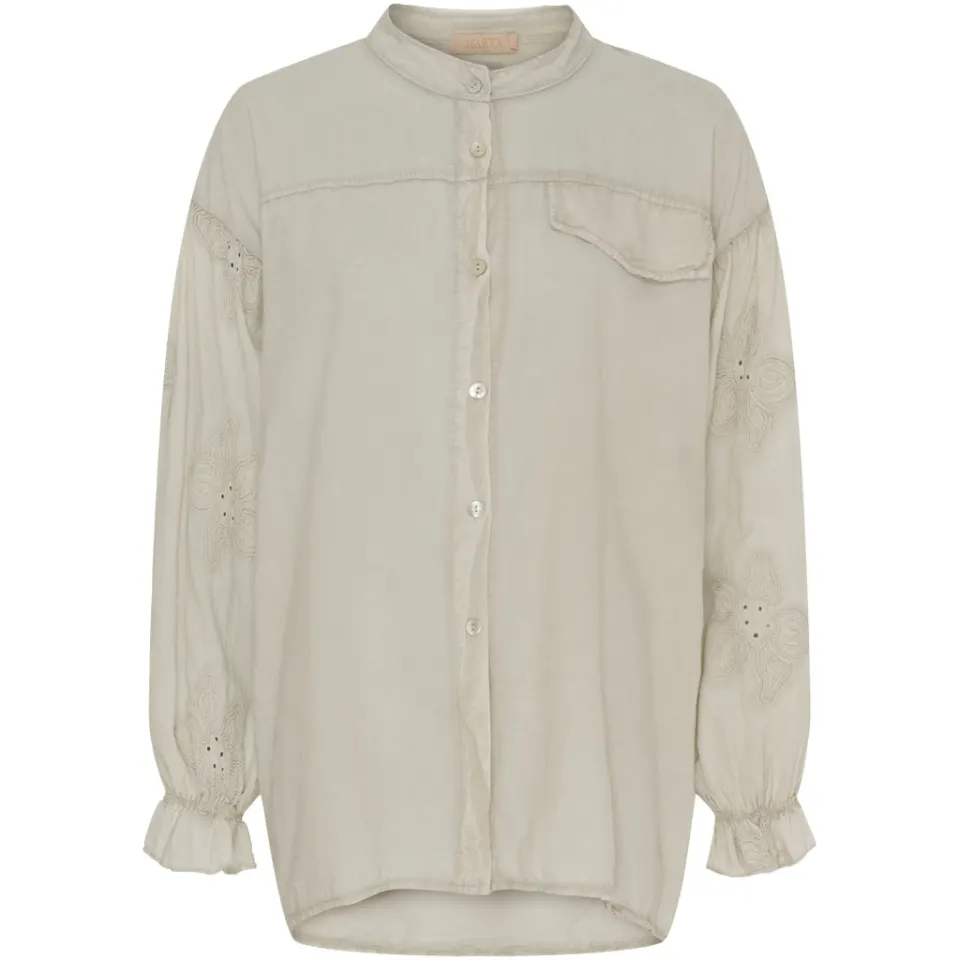 Marta du Château skjorte MdcRiley – beige — produktfoto