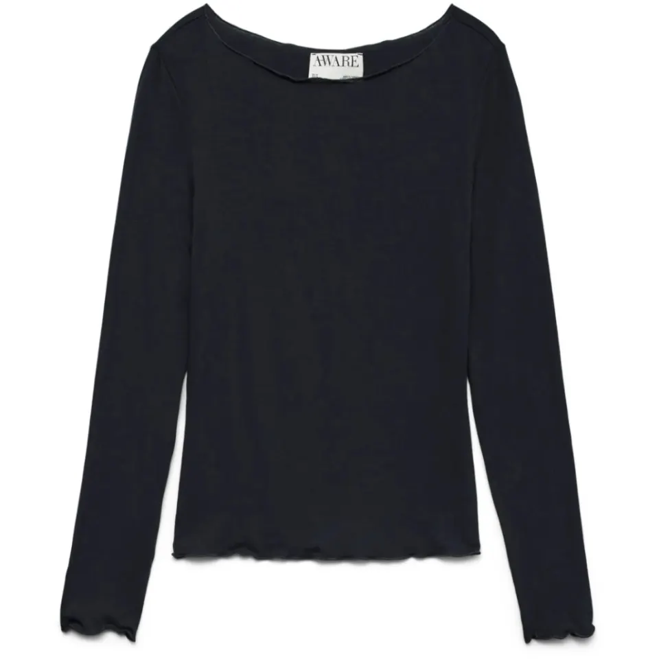 Vero Moda bluse Awglesha – sort — produktfoto