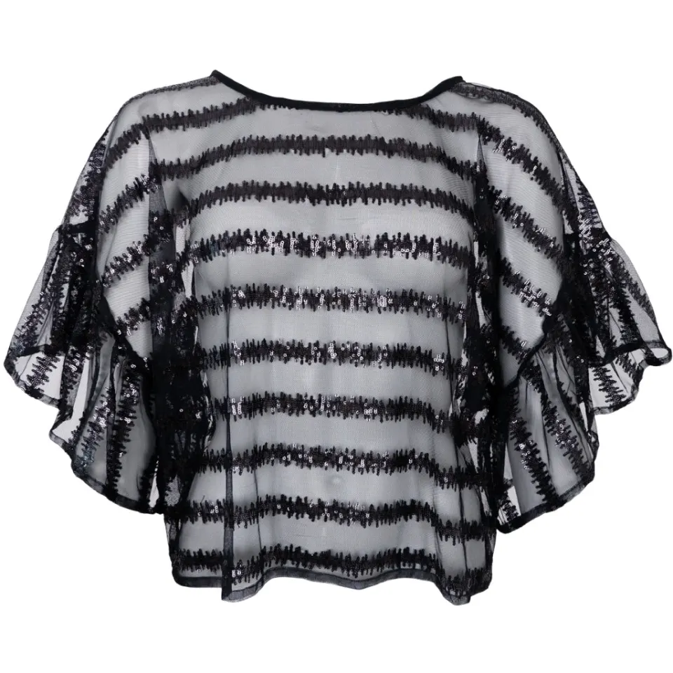 Black Colour bluse Bclilliana – sort — produktfoto