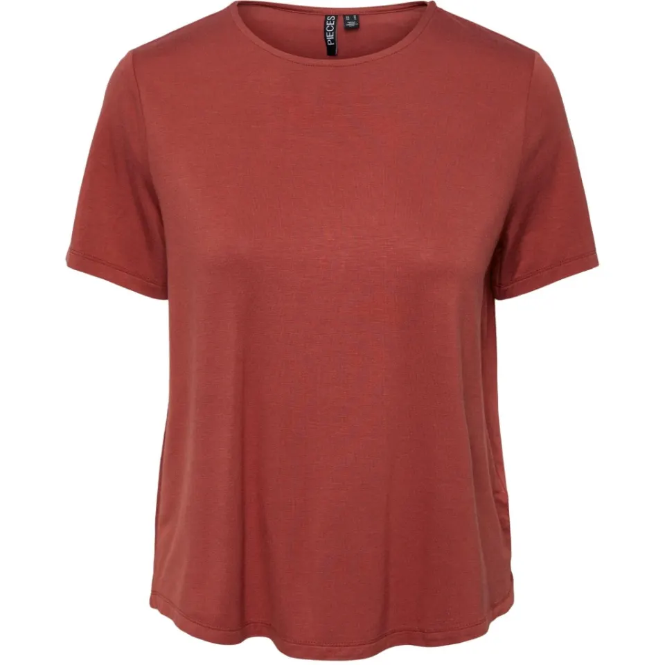 Pieces t-shirt Pcmikela – Marsala — produktfoto