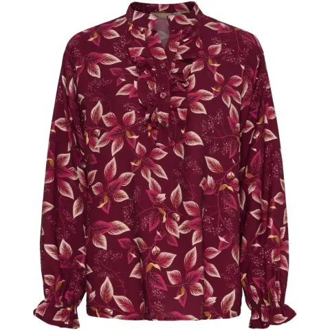 Marta du Château bluse MdcJoceline 5891 – Bordeaux840TPN — produktfoto