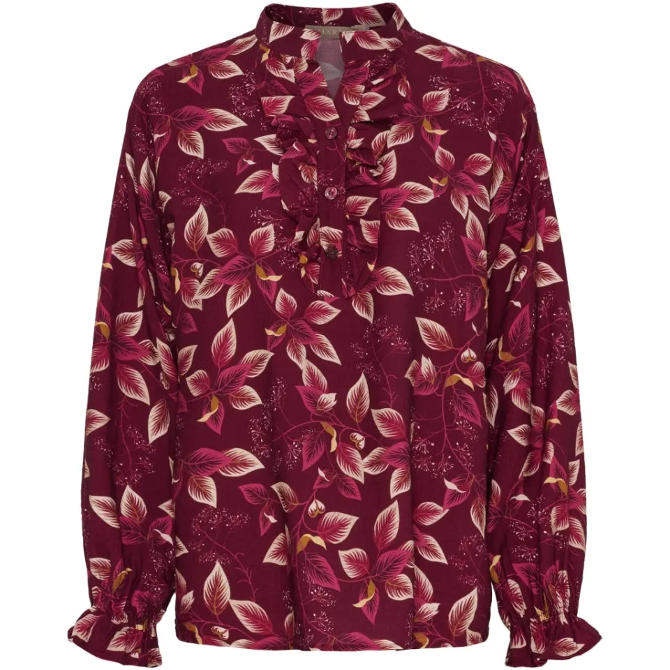 Marta du Château bluse MdcJoceline 5891 – Bordeaux840TPN — produktfoto