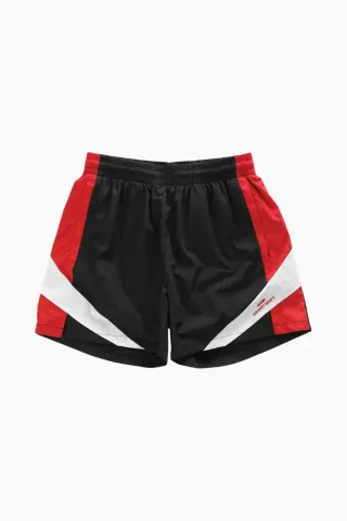 bareen Track Shorts 2.0 – Black/Red/White — produktfoto
