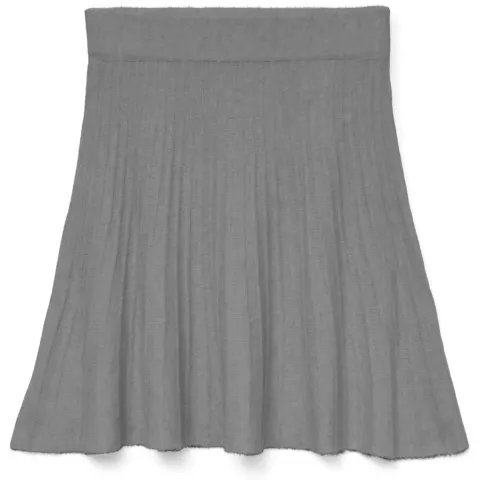 Vero Moda nederdel Vmmacy – Medium grey melange — produktfoto