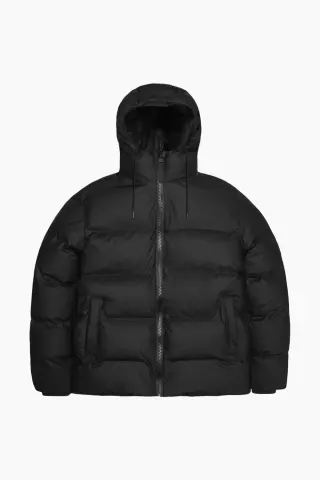 Rains Alta Puffer Jacket W3T3 – sort — produktfoto
