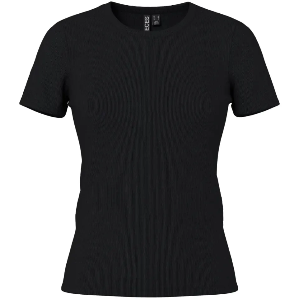 Pieces t-shirt Pcmay – sort — produktfoto