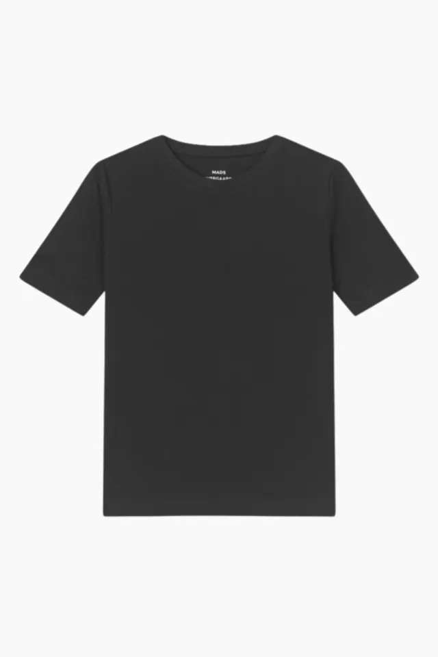 Mads Nørgaard Cotton Jersey Jess Tee FAV – sort — produktfoto