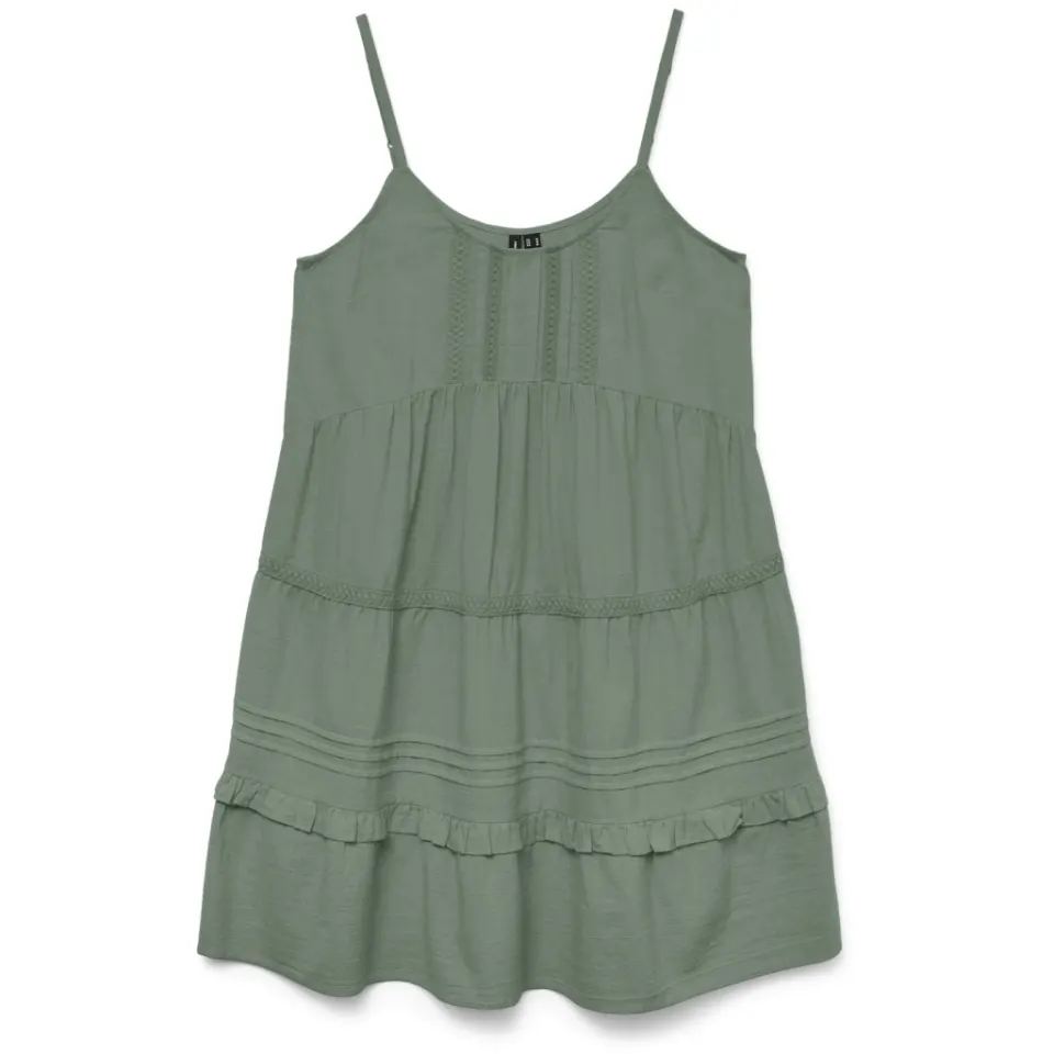 Vero Moda kjole Vmpretty – Hedge Green — produktfoto